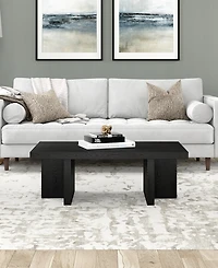 Hudson & Canal 44" Dimitra Wide Rectangular Coffee Table
