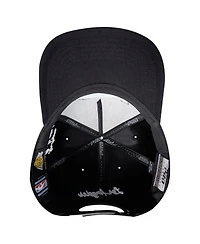 Pro Standard Men's Black Los Angeles Lakers Paint the City Pinch Front Snapback Hat
