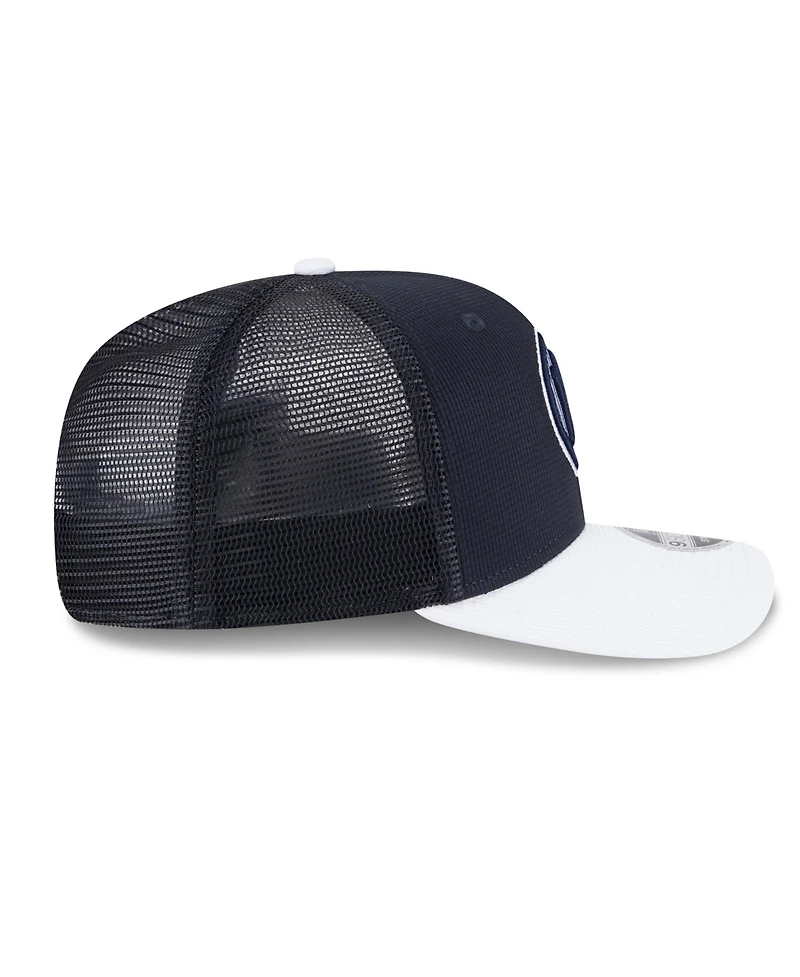 New Era Men's Navy/White New York Yankees 2025 Batting Practice 9SEVENTY Stretch-Snap Trucker Hat