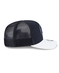 New Era Men's Navy/White New York Yankees 2025 Batting Practice 9SEVENTY Stretch-Snap Trucker Hat