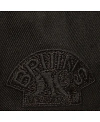 Mitchell & Ness Men's Black Boston Bruins Soul Strike Tonal Snapback Hat