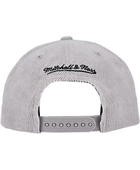 Mitchell & Ness Men's Gray Chicago White Sox Corduroy Snapback Hat