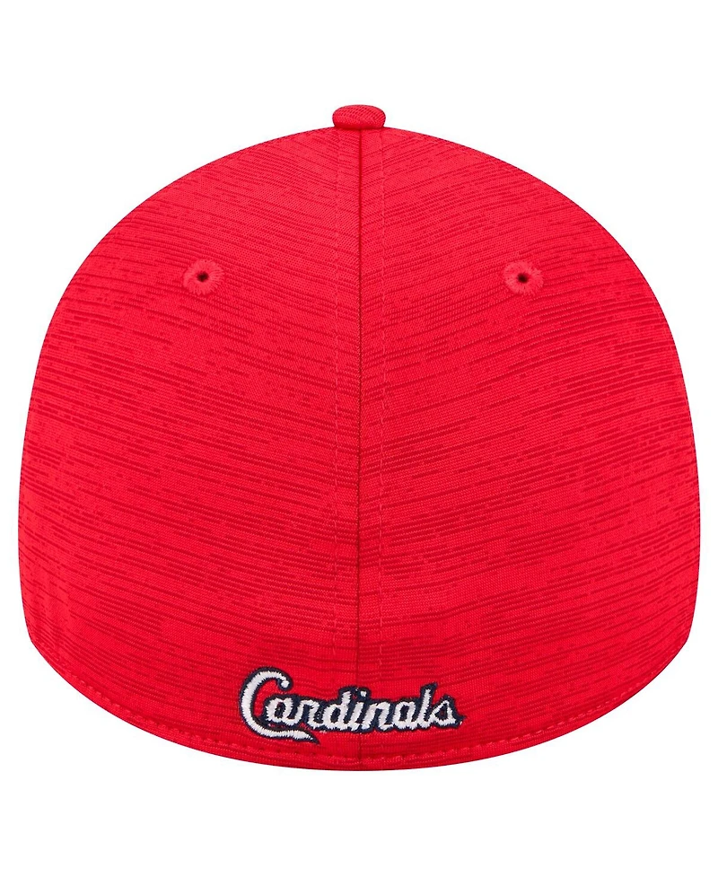 New Era Men's Red St. Louis Cardinals Tech 39THIRTY Flex Hat