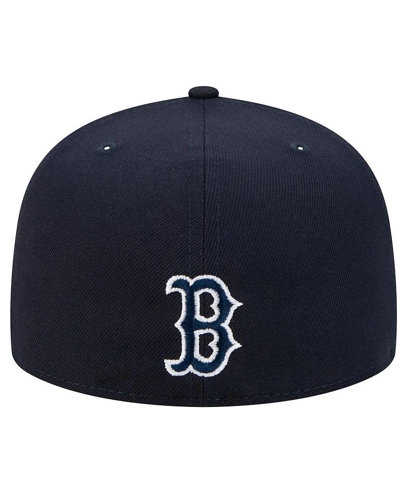 New Era Men's Navy Boston Red Sox Ransom 59FIFTY Fitted Hat