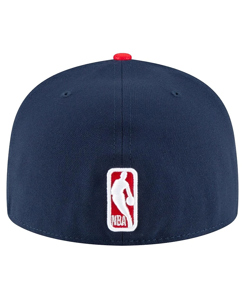 New Era Men's Navy/Red La Clippers 2-Tone 59FIFTY Fitted Hat