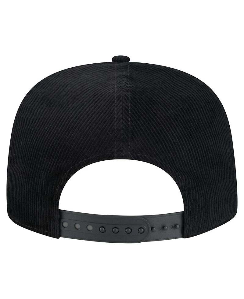 New Era Men's Black Jacksonville Jaguars City Originals Corduroy Skipper Golfer Snapback Hat