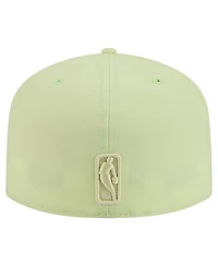 New Era Men's Green Boston Celtics Colorpack A-Frame Pinch Front 59FIFTY Fitted Hat