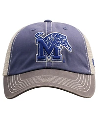 Top of the World Men's Royal Memphis Tigers Off Road Adjustable Trucker Hat