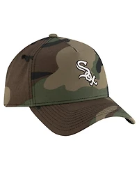 New Era Men's Camo Chicago White Sox Woodland Team Pop 9FORTY A-Frame Adjustable Hat