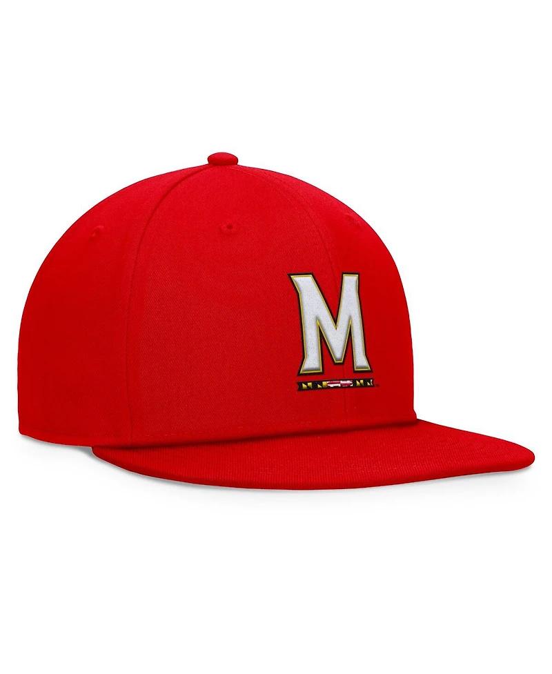 Top of the World Men's Red Maryland Terrapins Fundamental Snapback Hat