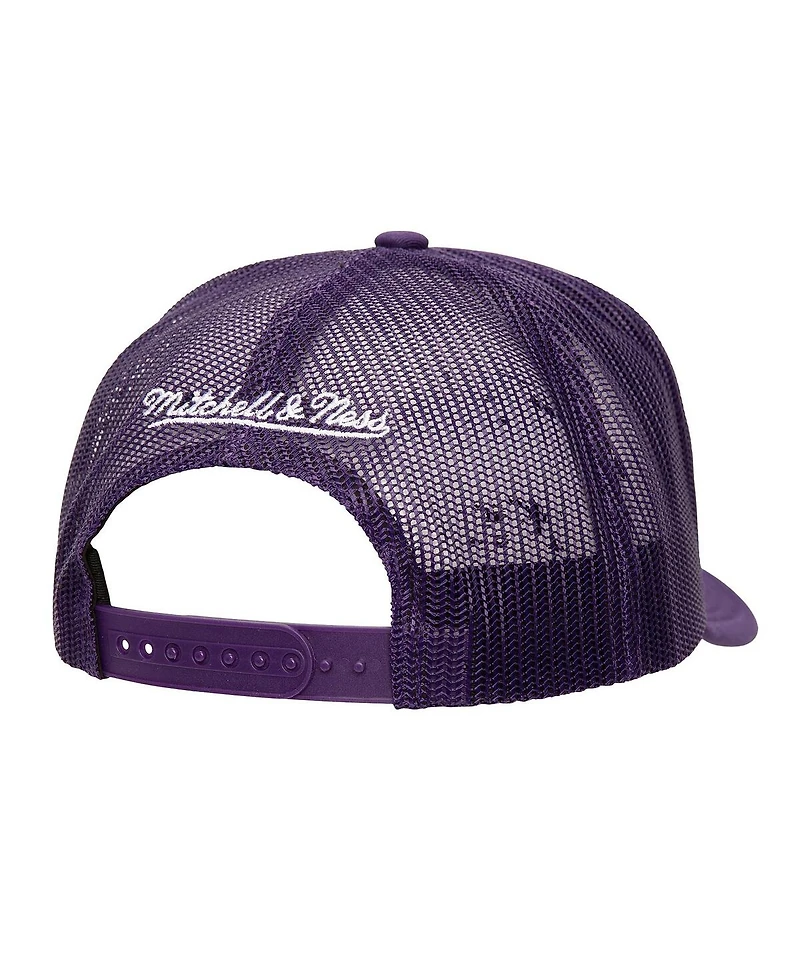 Mitchell & Ness Men's Purple Los Angeles Lakers Core Evergreen Otc Trucker Adjustable Hat
