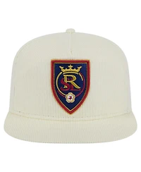 New Era Men's Cream Real Salt Lake 2025 Kickoff Snapback Golfer Hat