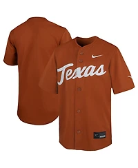 Nike Big Boys and Girls Texas Orange Texas Longhorns Limited Baseball Jersey