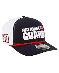 New Era Men's Black/White Dale Earnhardt Jr. National Guard 9SEVENTY Stretch-snap Hat