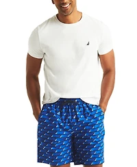 Nautica Men's Printed Drawstring Quick Dry 6" Swim Trunks
