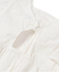 Lands' End Girls Woven Eyelet Top