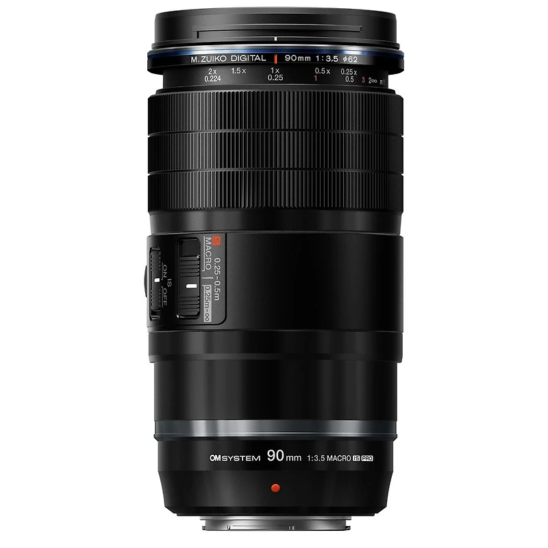 Om System M.Zuiko Digital Ed 90mm f/3.5 Macro Is Pro Lens for Micro Four Thirds