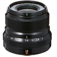 Fujifilm Xf 23mm f/2 R Wr Lens, Black