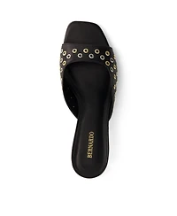 Bernardo Cenza Grommet Heeled Mule