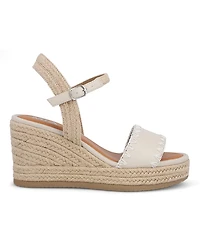 Mia Women's Becky Round Toe Wedge Sandals