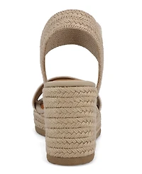 Mia Women's Bayle Round Toe Wedge Sandals