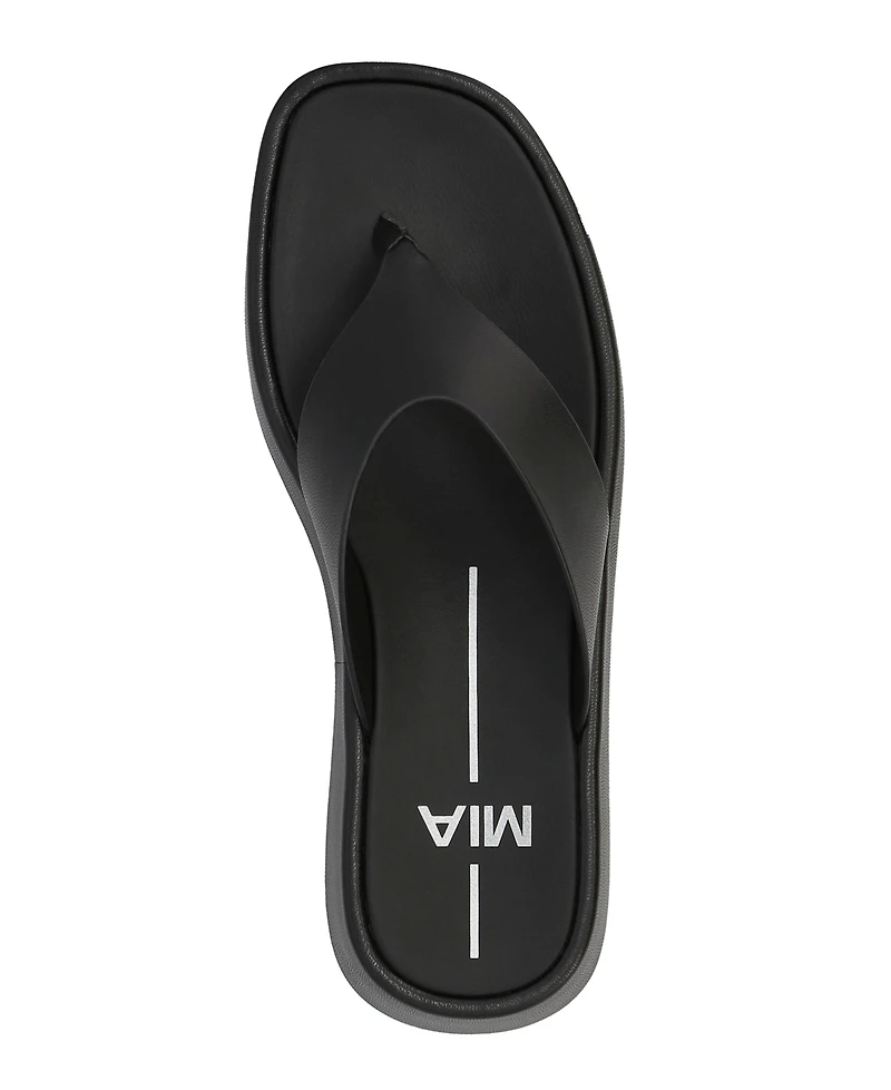 Mia Women's Pamelia Thong Round Toe Sandals