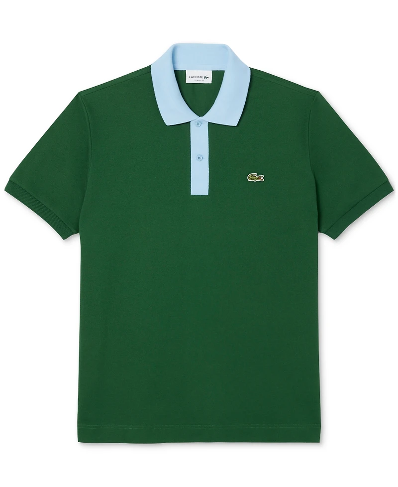 Lacoste Men's Classic Fit Petit Pique Short Sleeve Polo Shirt - DQA