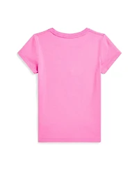 Polo Ralph Lauren Toddler and Little Girls Polo Bear Jersey T-Shirt