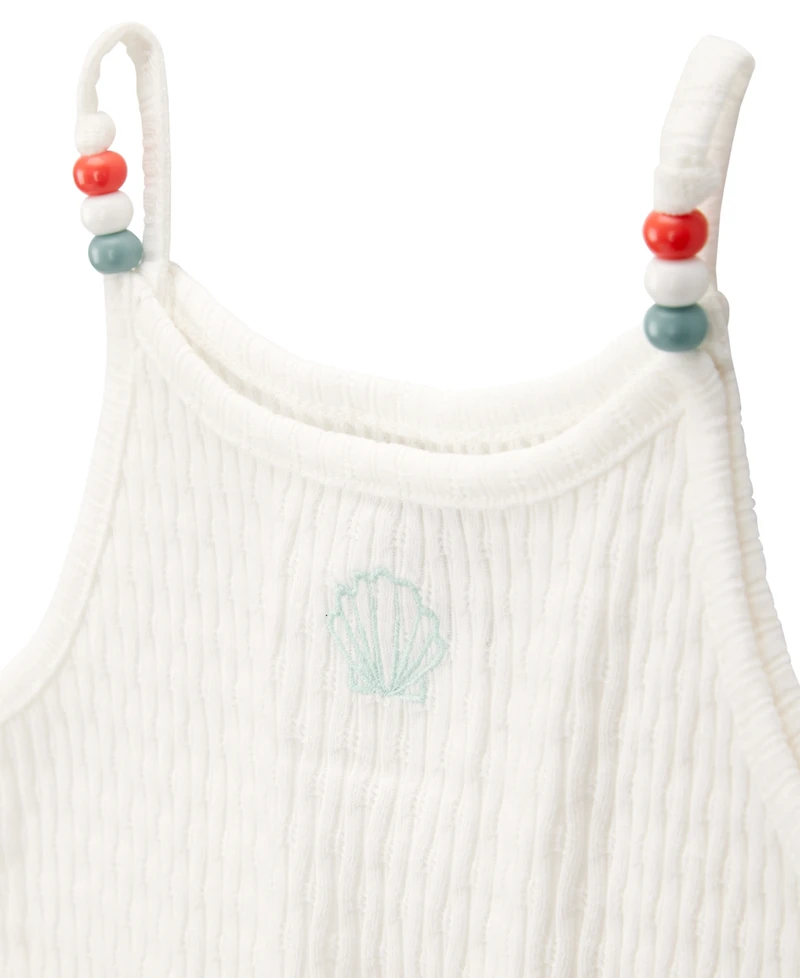 Carter's Toddler Girls Seashell Ribbed Tank Top