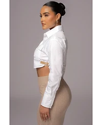 Jluxlabel Women's Close To You Collared Top