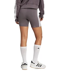 adidas Women's Essentials 3-Stripe High-Rise Bike Shorts