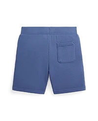 Polo Ralph Lauren Toddler and Little Boys Madras-Logo Fleece Short