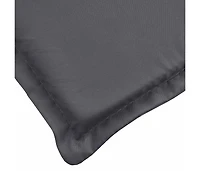 Deck Chair Cushion Anthracite (29.5"+41.3")x19.7"x1.6"