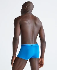 Calvin Klein Men's 3-Pack Microfiber Stretch Low-Rise Trunk Underwear