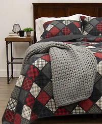 Donna Sharp Lumberjack Rustic 3-Pc. Quilt Set