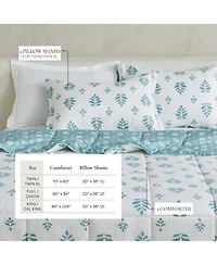 Linery & Co. Reversible Down Alternative Printed Comforter Set