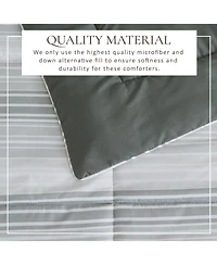 Linery & Co. Reversible Down Alternative Printed Comforter Set