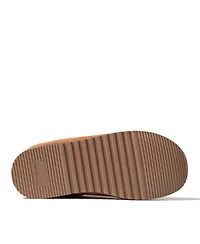 Dearfoams Men's Dean Genuine Suede Clog House Shoe Slipper