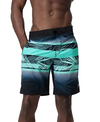 Speedo Men's Bondi Basin Palm Print Drawstring 9" Boardshorts