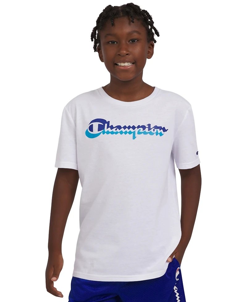 Champion Big Boys Short-Sleeve Graphic T-Shirt