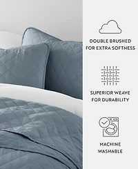 ienjoy Home Diamond Stitch 2-Pc. Lightweight Quilt Set, Twin/Twin Xl
