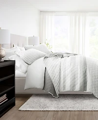 ienjoy Home Summer Stripes Reversible 3-Pc. Lightweight Quilt Set, King/California King