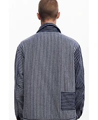 Desigual Men's Structured striped jacket
