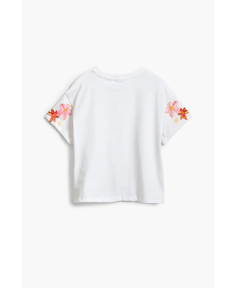 Desigual Girls Girls's Floral knot T-shirt