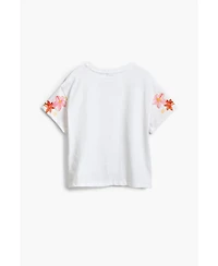 Desigual Girls Girls's Floral knot T-shirt