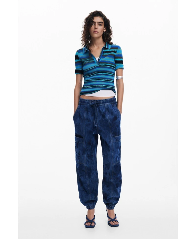 Desigual Women's Striped knit T-shirt