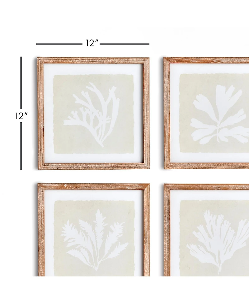Seaweed Petite Prints, Set Of 4
