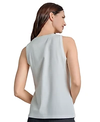 Jones New York Petite Sleeveless Applique Top
