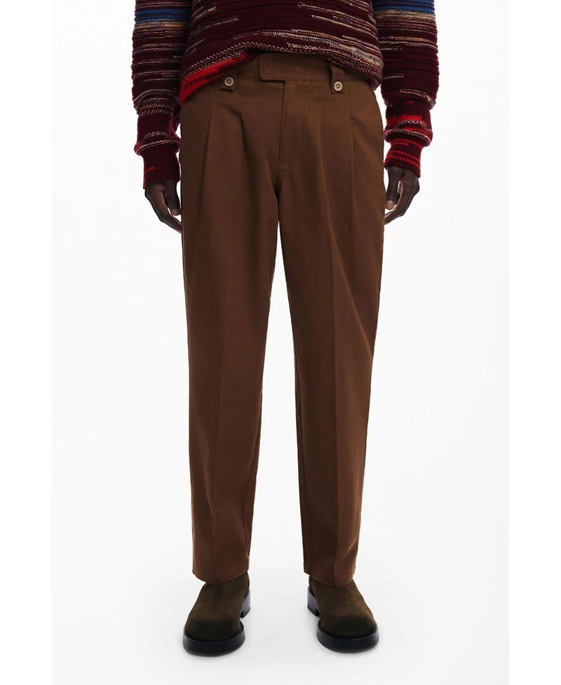 Desigual Men's Pleated trousers