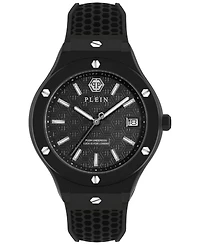 Philipp Plein Men's Underdog Black Silicone Strap Watch 44mm